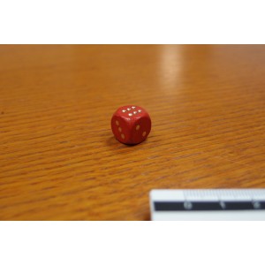 Dado 12mm Rosso (10 pezzi)