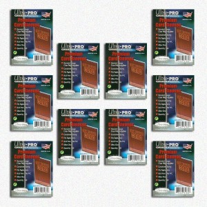 BUNDLE 10 pacchetti di Bustine protettive trasparenti UltraPro Platinum 64x92 mm
