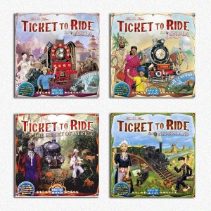 BUNDLE Ticket to Ride Map Collection 1 + 2 + 3 + 4