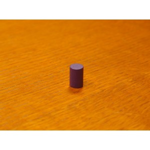 Token cilindrico 10x15mm viola
