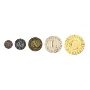 Monete Dobloni Pirata in metallo (Metal Coins Pirate Doubloons)