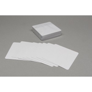 Set carte da gioco quadrate bianche (60 pezzi)